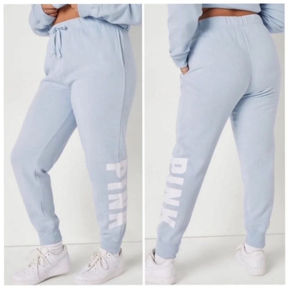 PINK Victoria's Secret Everyday Lounge Joggers Blue - Picture 7 of 7